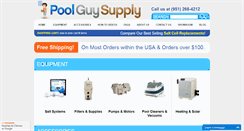 Desktop Screenshot of poolguysupply.com